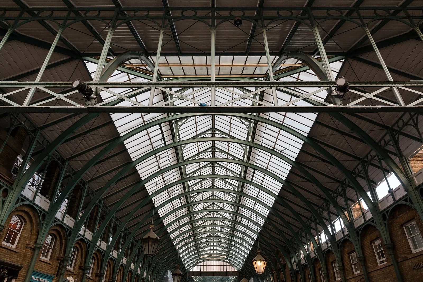 Covent Garden Market building and piazza in central London